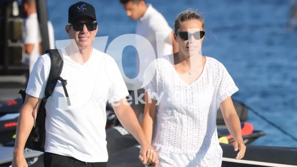 Μαριέττα Χρουσαλά - Λέων Πατίτσας: Ρομαντική απόδραση για το ζευγάρι στην Μύκονο