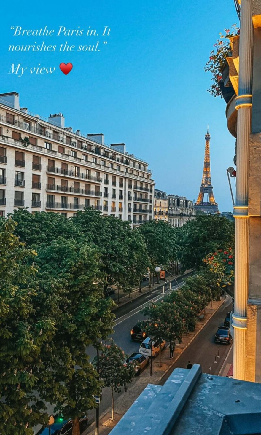 Η Καινούργιου στο Παρίσι