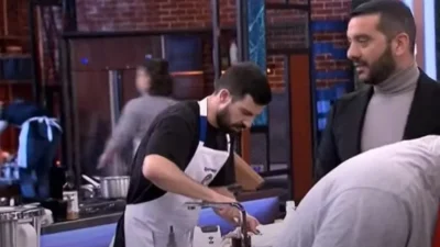 MasterChef 6: Έμεινε άναυδος ο Λεωνίδας Κουτσόπουλος με το ατύχημα του Νίκου που φώναζε
