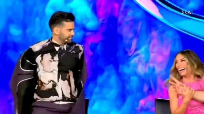 The Masked Singer: Χαμός με την εμφάνιση του Θοδωρή Μαραντίνη - Σηκώθηκε όρθιος και πέταξε το σακάκι του