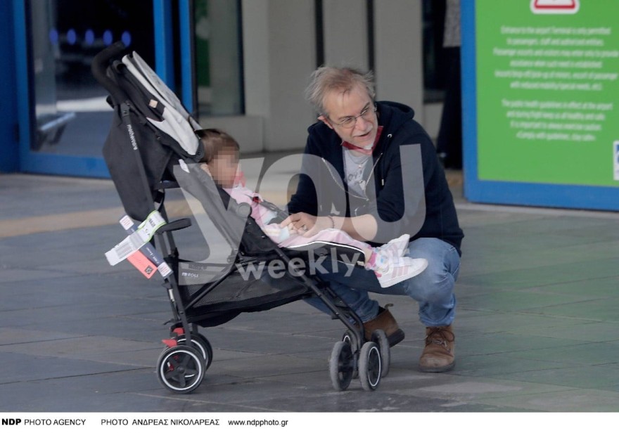 Ο Μίλτος Πασχαλίδης με την κόρη του