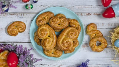 Τραγανά πασχαλινά κουλουράκια από την Αργυρώ Μπαρμπαρίγου - Το μυστικό είναι στο πορτοκάλι
