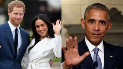 Ο πρίγκιπας Χάρι και η Μέγκαν Μάρκλ «έκλεψαν» τον σωματοφύλακα του Μπαράκ Ομπάμα