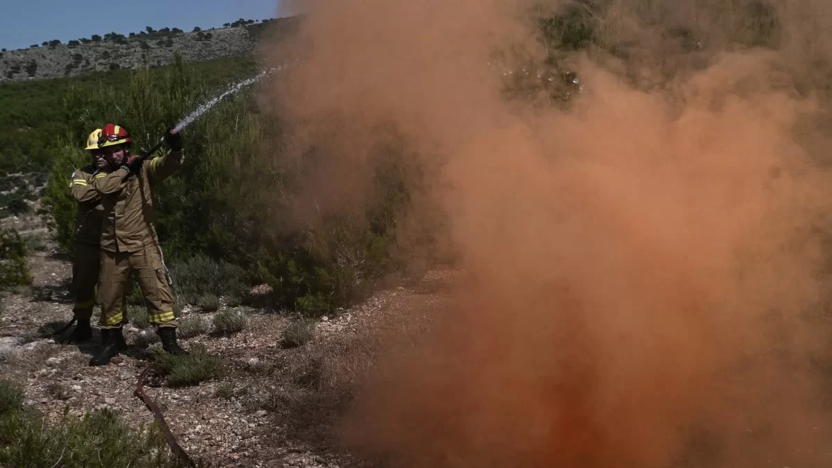 Φωτία στην Κερατέα
