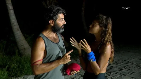 Survivor 5: Ο πρώτος καυγάς μεταξύ Βρισηίδας και Σπύρου - «Μη φωνάζεις»