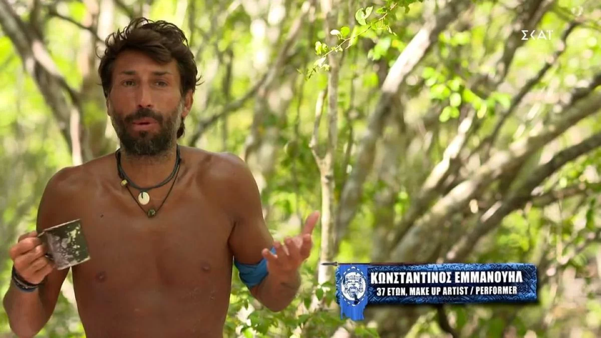 Survivor 5: «Έχει τη Ναυσικά» - Ο Κωνσταντίνος Εμμανουήλ πετάει νέα υποννοούμενα για τον Άρη Σοϊλέδη