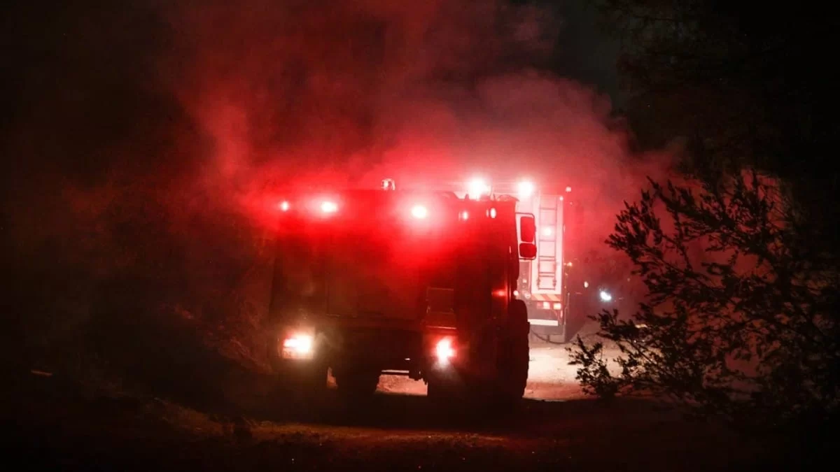 Φωτιά στην Αξιούπολη Κιλκίς - Υπό μερικό έλεγχο