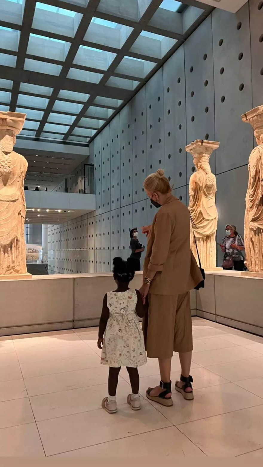 Χριστίνα Κοντοβά με την κόρη της 