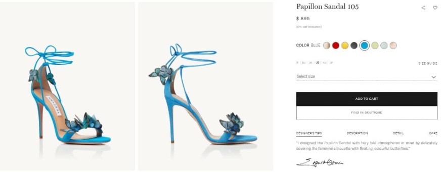 Πέδιλα AQUAZZURA