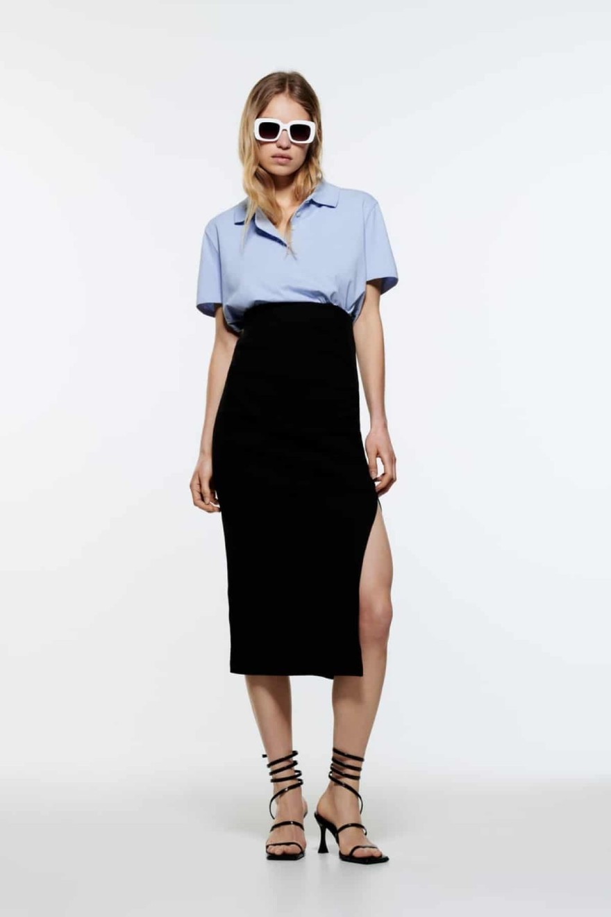 Zara μπλούζα πόλο