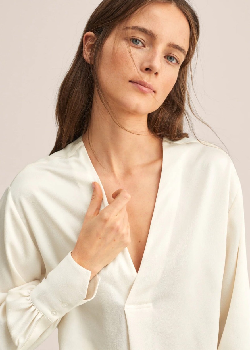 Άσπρο πουκάμισο από τα Mango