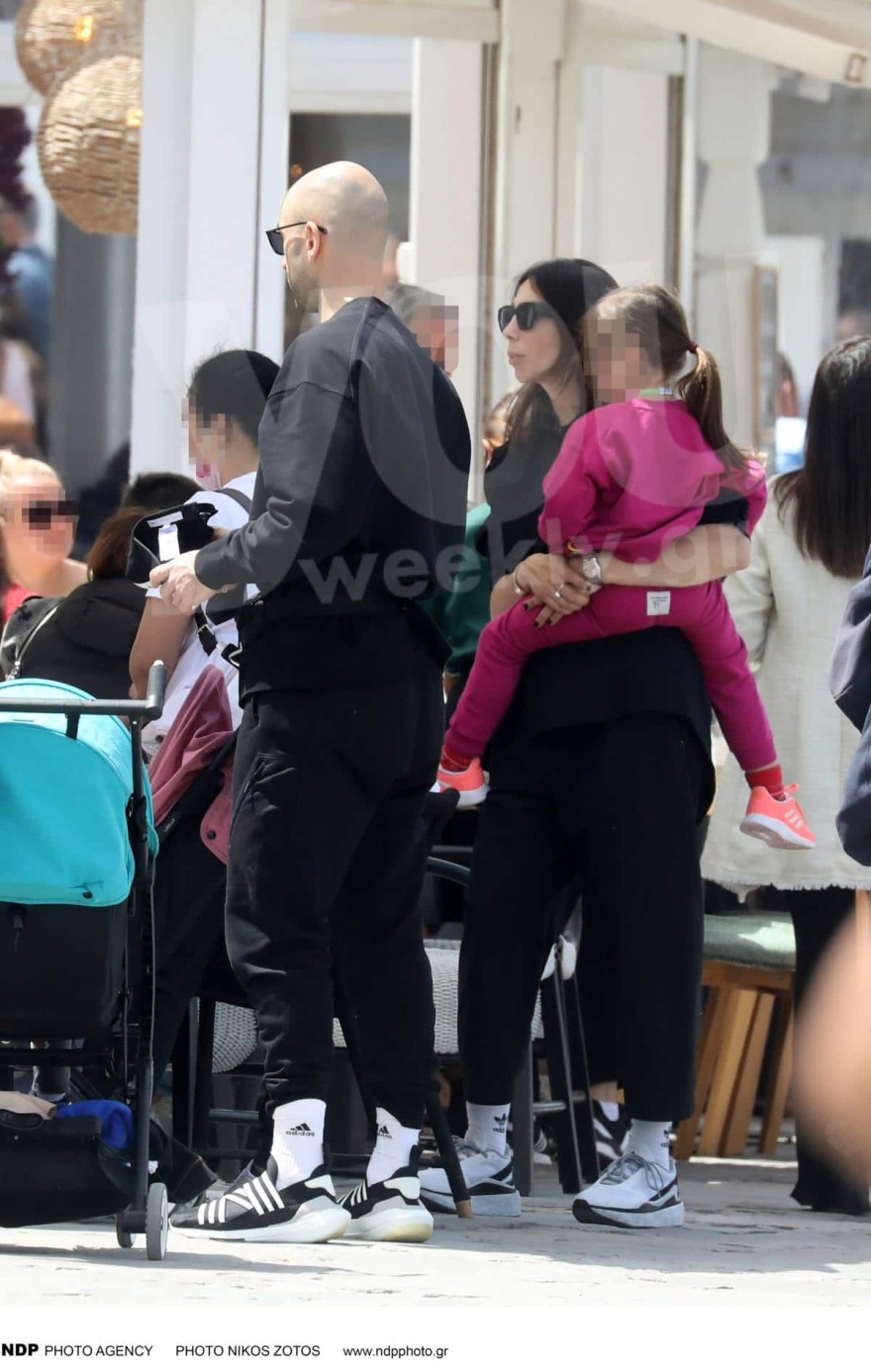 Ολυμπία Χοψονίδου Βασίλης Σπανούλης Μύκονος