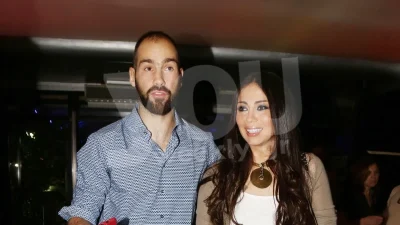 Στιγμές ευτυχίας για την Ολυμπία Χοψονίδου και τον Βασίλη Σπανούλη