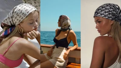 4 hot, εμπριμέ μαντίλια-μπαντάνες από το Zara - Πως να τα φορέσεις