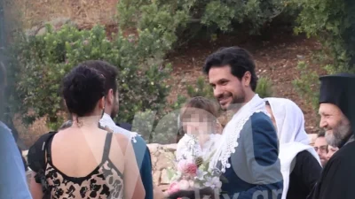 Παντρεύτηκαν ο Ορφέας Αυγουστίδης και η Γεωργία Κρασσά - Αποκλειστικές φωτογραφίες