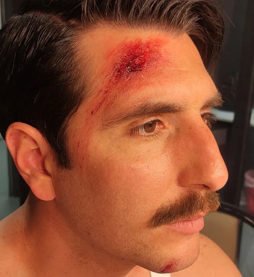 Το μακιγιάζ της Κωνσταντοπούλου στα γυρίσματα