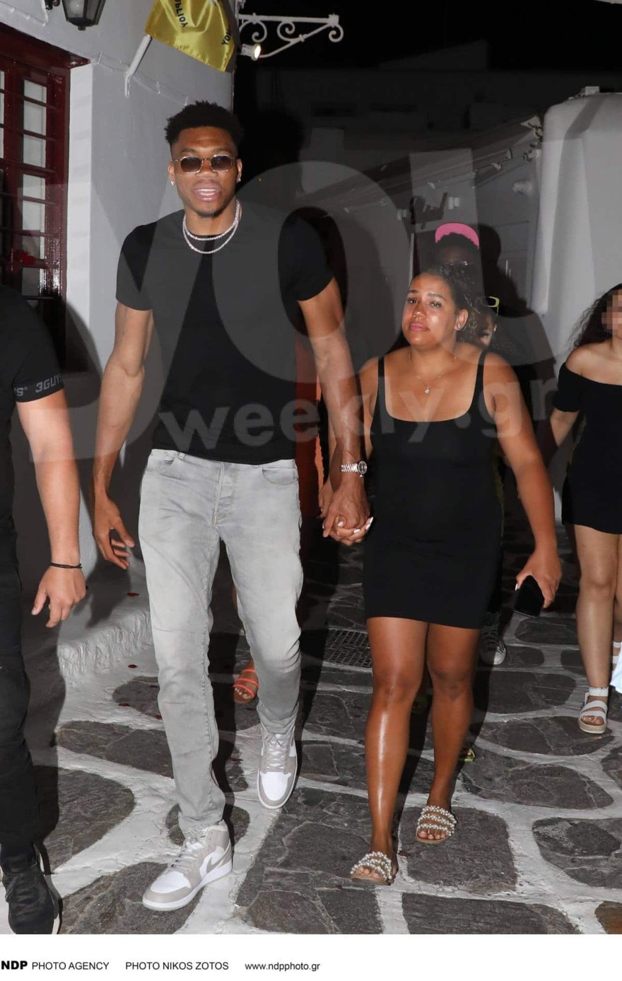 Στην Μύκονο ο Γιάννης Αντετοκούνμπο