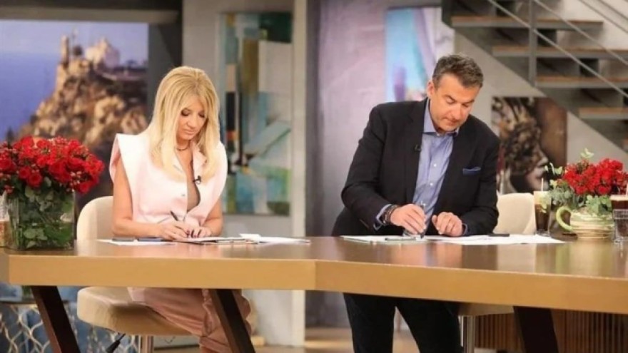 Γιώργος Λιάγκας Φσίη Σκορδά ΑΝΤ1 Πρωινό