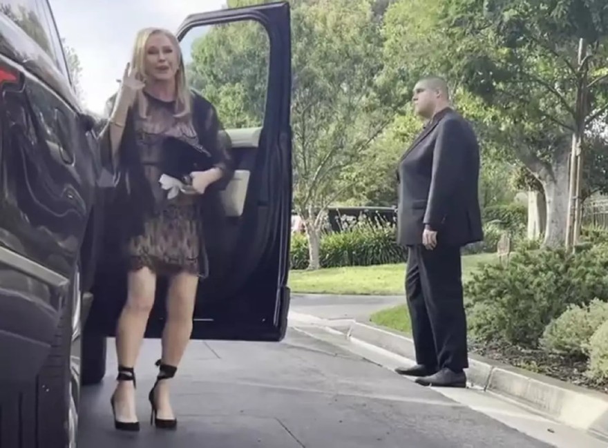 Η Κάθι Χίλτον στον γάμο της Μπρίτνεϊ Σπίαρς