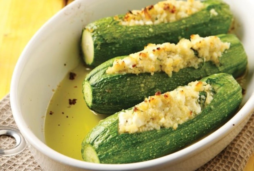 Κολοκυθάκια γεμιστά από την Αργυρώ Μπαρμπαρίγου