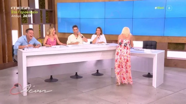 "Συγγνώμη θα σας κλείσω..." - Το τηλεφώνημα που αναστάτωσε την Ελένη Μενεγάκη στον αέρα του MEGA