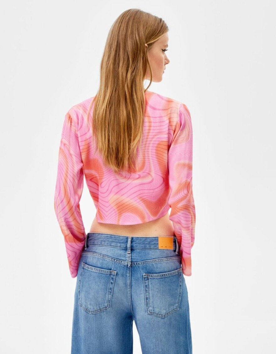 Bershka - Άσπρο πουκάμισο