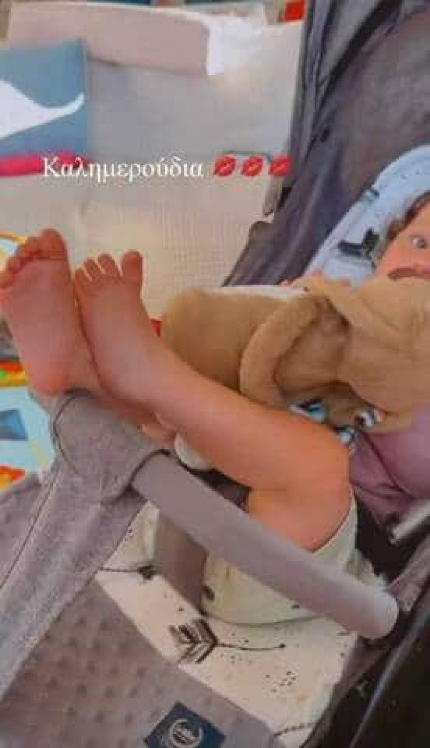 Η μικρή κόρη της Χριστίνας Μπόμπα από τη Μύκονο