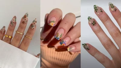 Floral νύχια - Η πιο girly τάση για μανικιούρ