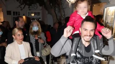 "Την έβαψε" για τα καλά η μικρή Λένια - Το ξεκαρδιστικό στιγμιότυπο με την κόρη του Λευτέρη Πετρούνια
