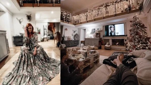 Σκέτο όνειρο το σπίτι της Σίσσυς Χρηστίδου - Με δυο ορόφους, λευκή κουζίνα και τέλεια διακόσμηση