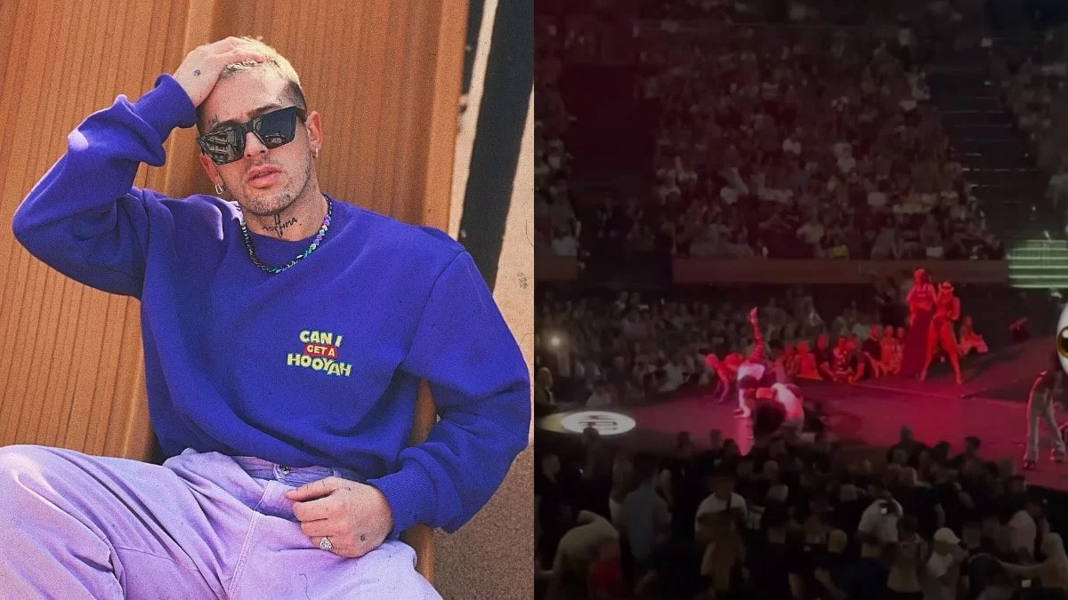 Mad VMA: Βίντεο ντοκουμέντο - Η στιγμή που ο Τάσος Ξιαρχό παίρνει την Τάμτα πάνω από τη σκηνή