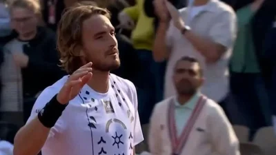 Βίντεο ντοκουμέντο: Τσακώθηκε με τον πατέρα του ο Στέφανος Τσιτσιπάς και έφυγε από το γήπεδο