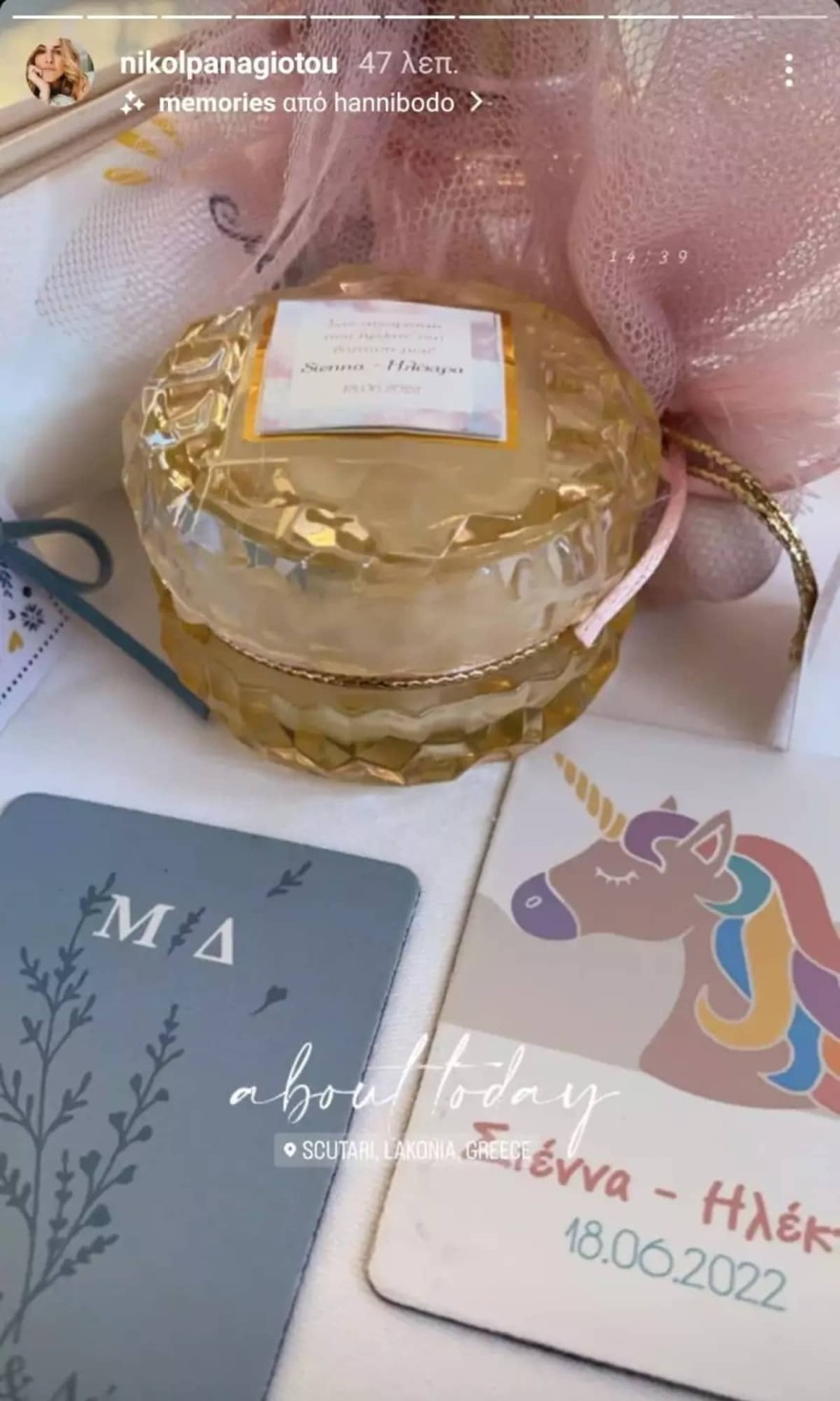 Έγινε γνωστό πως βάφτισαν την κόρη τους Οικονομάκου - Μιχόπουλος