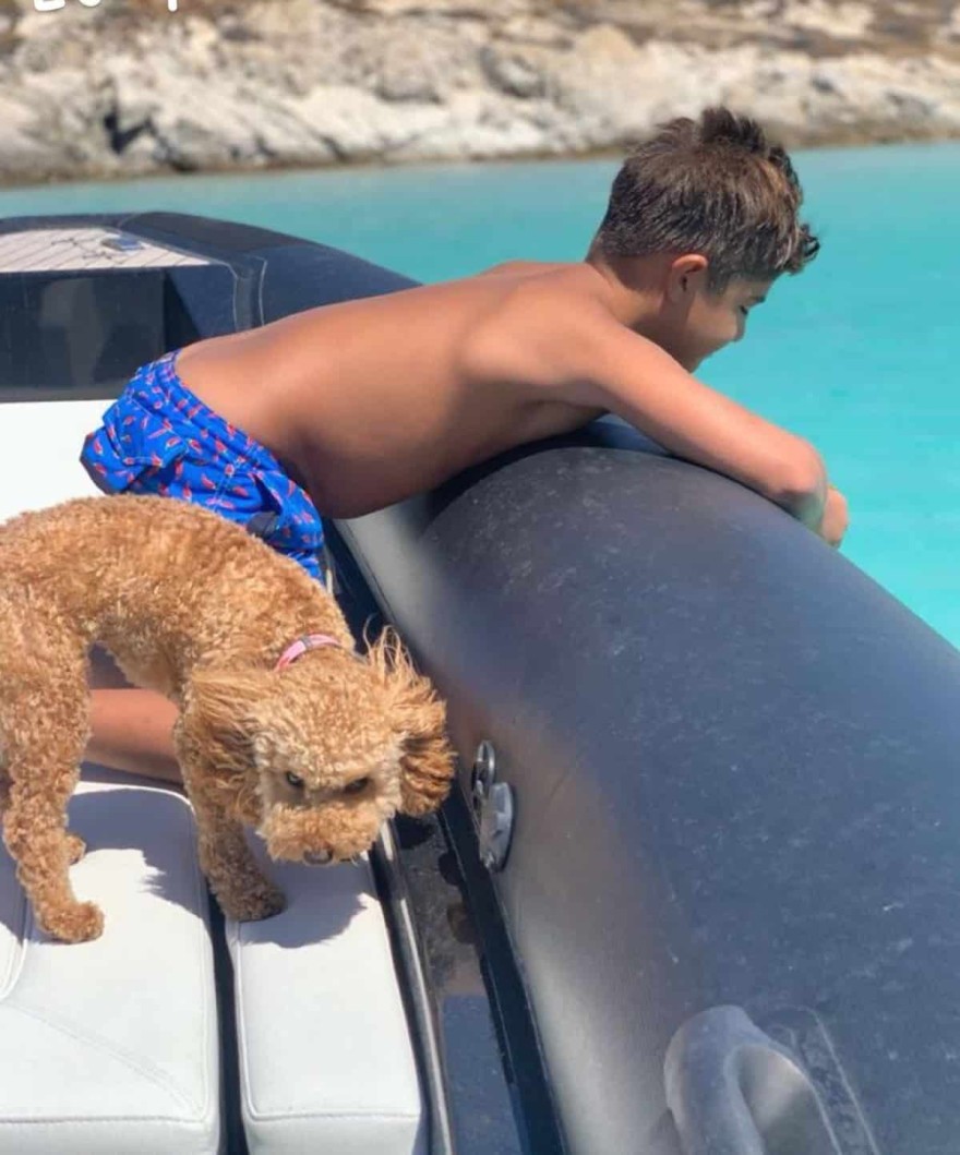 Γιώργος Λιάγκας - παιδί