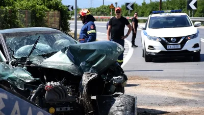 Τραγωδία στην Εθνική Οδό Κορίνθου - Τριπόλεως: Δύο νεκροί και δύο τραυματίες