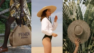 Απόκτησε το τέλειο boho chic look με μικρή τσάντα από ψάθα