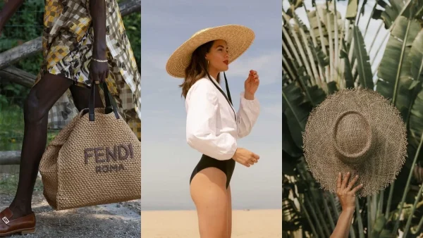 Απόκτησε το τέλειο boho chic look με μικρή τσάντα από ψάθα