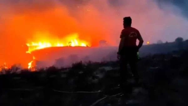Φωτιά τώρα στο Σερνικάκι Άμφισσας
