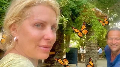 Φωτογραφίες από το σπίτι της Μενεγάκη και του Παντζόπουλου στην Άνδρο - Έχει μέχρι και τζάκι στα υπνοδωμάτια