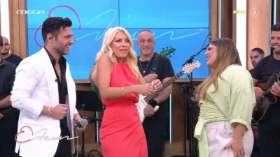 Δανάη Μπάρκα: ''Μπούκαρε'' στο πλατό της Μενεγάκη για τον τελευταίο χορό