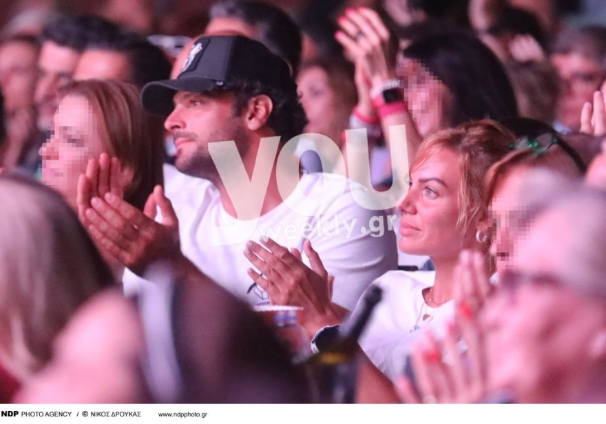 Μαλέσκου και Δανιάς κατά τη διάρκεια της παράστασης