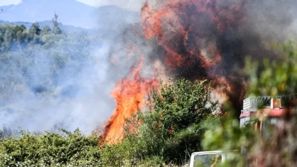 Φωτιά τώρα στα Σακτούρια Ρεθύμνου -Μήνυμα εκκένωσης από το 112