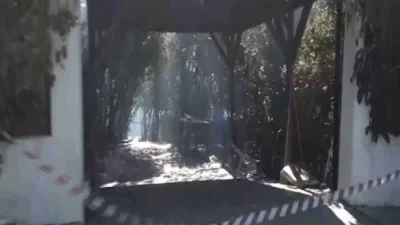 Φωτιά Πεντέλη: Φωτογραφίες μέσα από το καμένο σπίτι του 84χρονου που αυτοκτόνησε