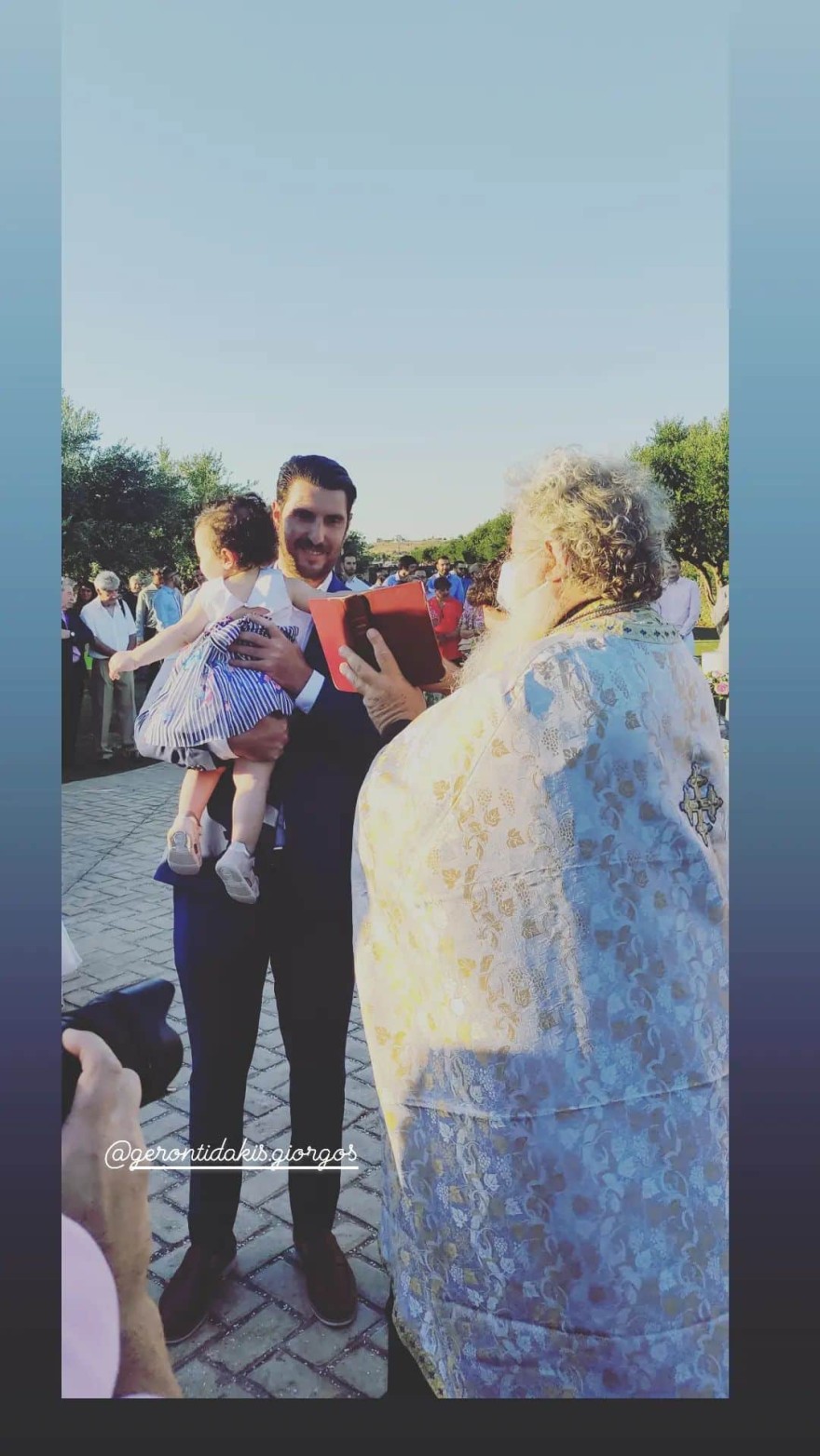 Γιώργος Γεροντιδάκης  νονός