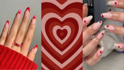 Νύχια με καρδούλες - Η νέα τάση στο μανικιούρ