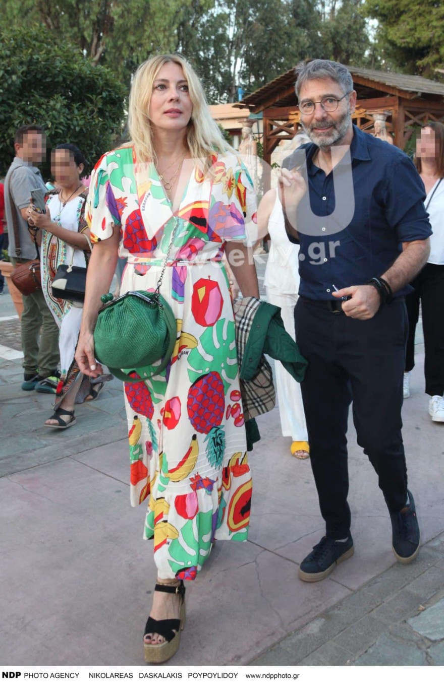 Θοδωρής Αθερίδης και Σμαράγδα Καρύδη στη συναυλία του Ξαρχάκου