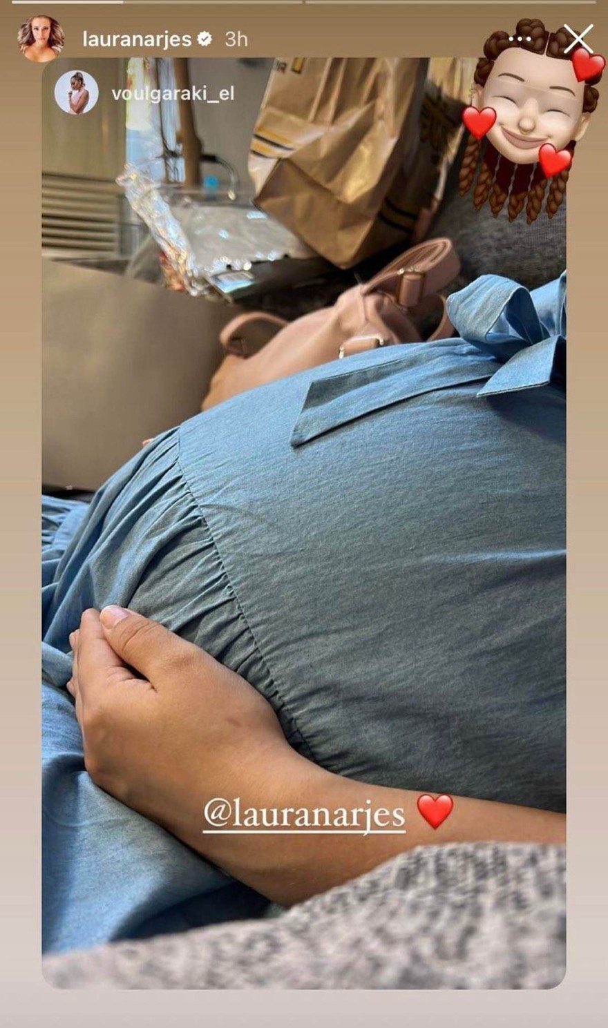 Στιγμές ευτυχίας για τη Λάουρα Νάργες - Οι νέες φωτογραφίες με την φουσκωμένη κοιλίτσα της στον 6ο μήνα της εγκυμοσύνης της