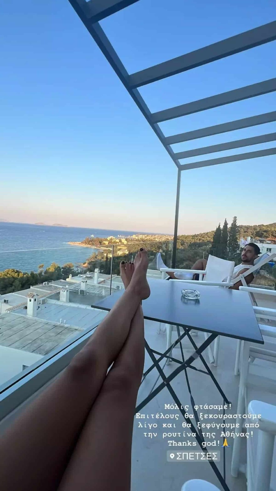 Φωτογραφία της Μαριαλένας Ρουμελιώτη από τις διακοπές με τον Κατσούλη