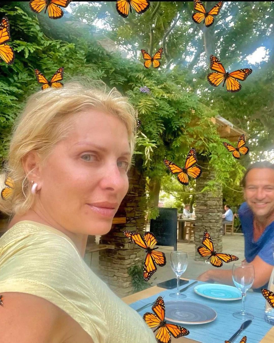 Ελένη Μενεγάκη διακοπές με ματεό