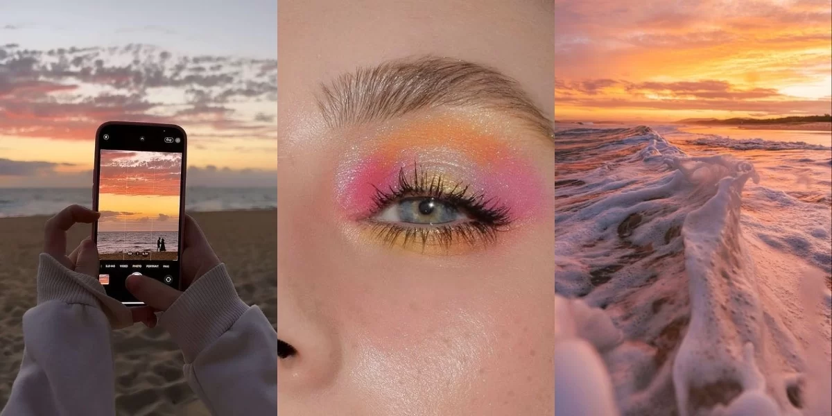 Μακιγιάζ στα χρώματα του ηλιοβασιλέματος -  Πως θα το κάνεις